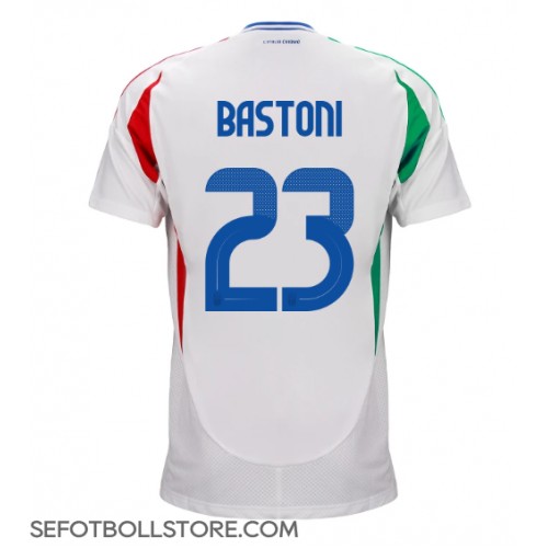 Italien Alessandro Bastoni #23 Replika Bortatröja EM 2024 Kortärmad